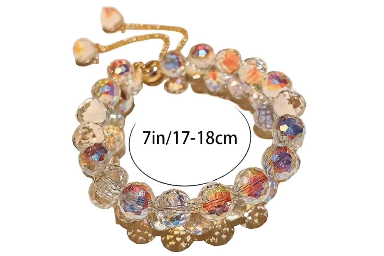 Crystal Beaded Bracelet – Sparkling & Elegant
