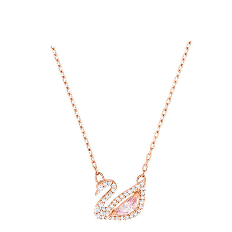 ✨ Swan Crystal Necklace – Elegant & Timeless Beauty ✨