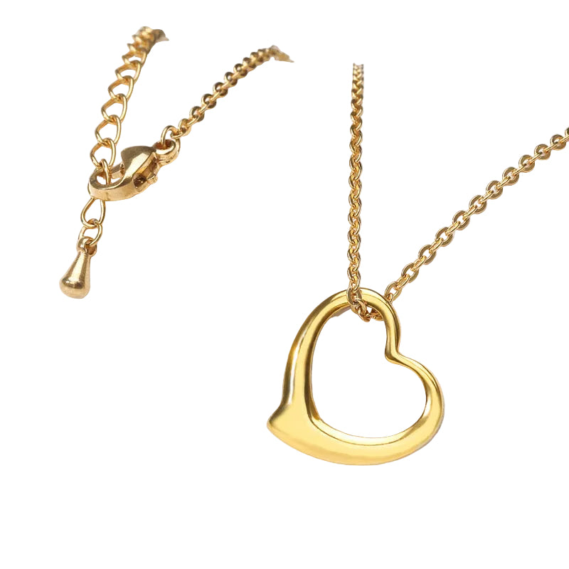 Heart Stainless Steel Fashion Waterproof Non Tarnish 304