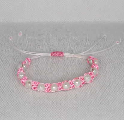 Adjustable Pearl Beaded Bracelet