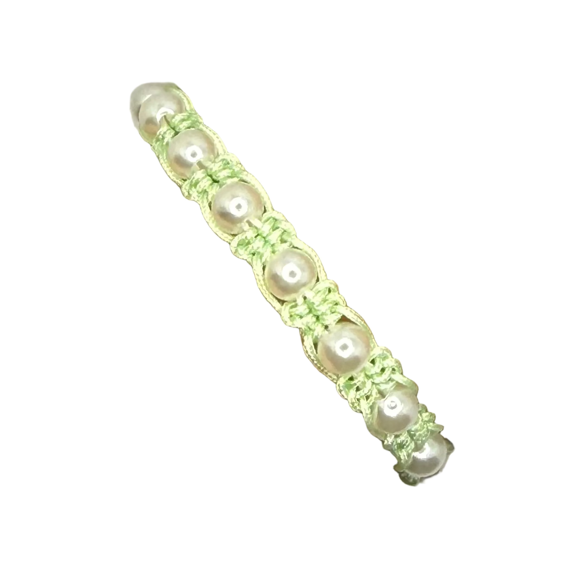 Adjustable Pearl Beaded Bracelet